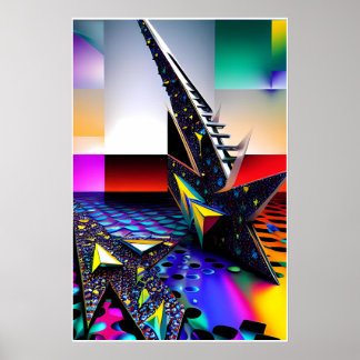 Nieuwe Memphis Design Vistas Poster