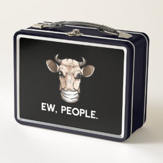Nieuwe mensen Koe met medisch gezichtsmaskers Gift