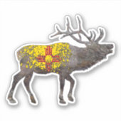 Nieuwe Mexicaanse Elk Sticker (Voorkant)
