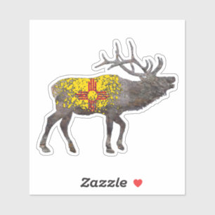 Nieuwe Mexicaanse Elk Sticker