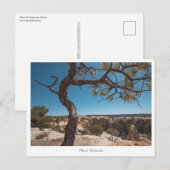 Nieuwe Mexicaanse landschapsfoto Briefkaart (Voorkant / Achterkant)