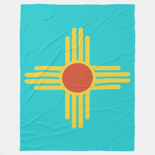 Nieuwe Mexicaanse Licentie Bord Blanket Fleece Deken (Voorkant)