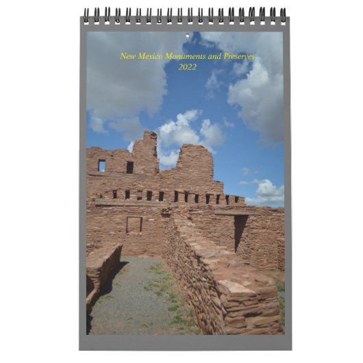 Nieuwe Mexicaanse monumenten en conserven Kalender (Hoes)