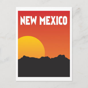 Nieuwe Mexicaanse reisstijl Briefkaart