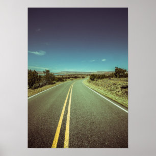 Nieuwe Mexicaanse Roadtrip Landschapsfoto Poster