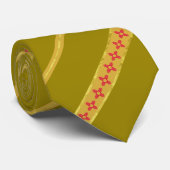 Nieuwe Mexicaanse strepenvlag Stropdas (Opgerold)