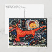 Nieuwe Mexicaanse Tasmaanse tijger duiveldog katte Briefkaart (Voorkant / Achterkant)