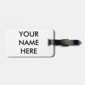 Nieuwe Mexicaanse vlag Bagagelabel (Achterkant horizontaal)