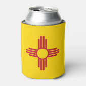 Nieuwe Mexicaanse vlag Blikjeskoeler (Blikje Voorkant)