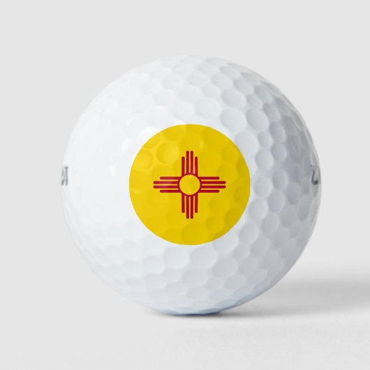 Nieuwe Mexicaanse vlag Golfballen (Voorkant)