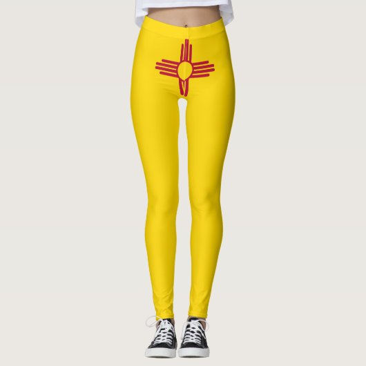 Nieuwe Mexicaanse vlag Leggings (Voorkant)