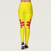 Nieuwe Mexicaanse vlag Leggings (Achterkant)