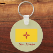 Nieuwe Mexicaanse vlag Sleutelhanger (Voorkant)