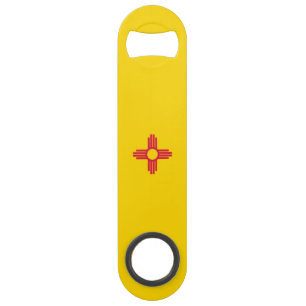 Nieuwe Mexicaanse vlag Speed Flessenopener