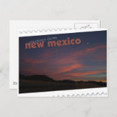 Nieuwe Mexicaanse zonsondergang Briefkaart (Voorkant / Achterkant)