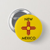 Nieuwe Mexico-Button Ronde Button 5,7 Cm (Voorkant /achterkant)