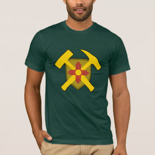 Nieuwe Mexico geoloog- Steenhamer en Schild T-shirt