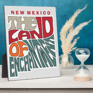 Nieuwe Mexico Nickname Word Art Fotoplaat