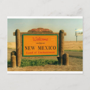Nieuwe Mexico Sign Briefkaart