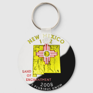 Nieuwe Mexico-Sleutelhanger Sleutelhanger