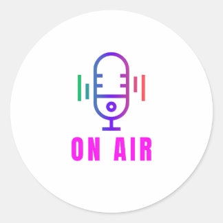 Nieuwe mic icon design stickers