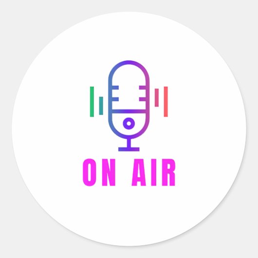 Nieuwe mic icon design stickers (Voorkant)