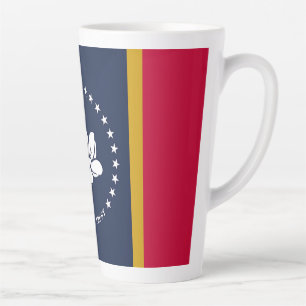 Nieuwe Mississippi-vlag van 2020 Latte Mok