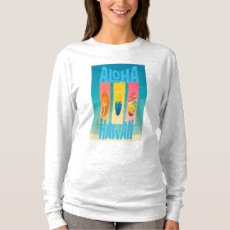 Nieuwe Mode Vrouwen Volwassenen Tri-blend Lange Mo T-shirt