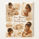 Nieuwe moeder, hetzelfde dromerige hart planner (Achterkant)