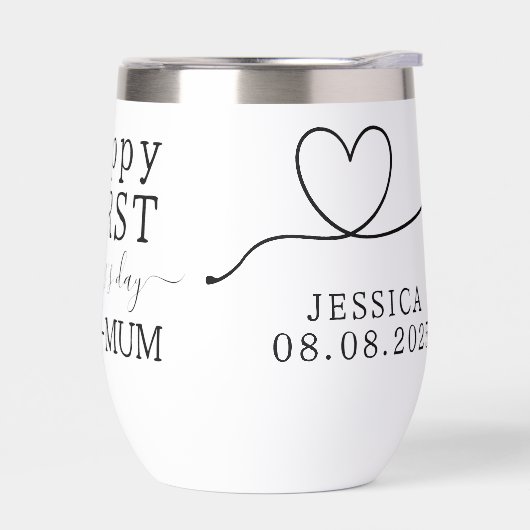 Nieuwe moeder liefde hart eerste moederdag cadeau (Links)