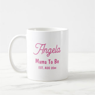 Nieuwe Moeder Mama Te Worden Aangepast Koffiemok