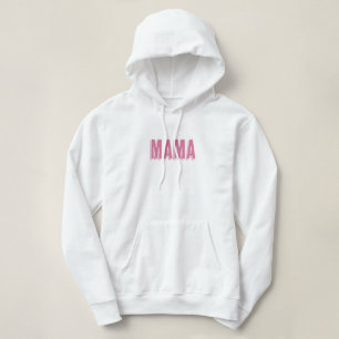 Nieuwe Moeder "Mama" Tekst Hoodie