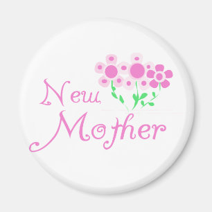 Nieuwe moederroze bloemen T-shirts en cadeautjes Magneet