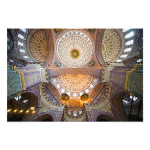 Nieuwe moskee in Istanbul Foto Afdruk
