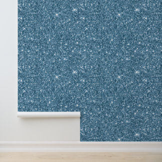 Nieuwe mousserende glitter-afdruk F Behang