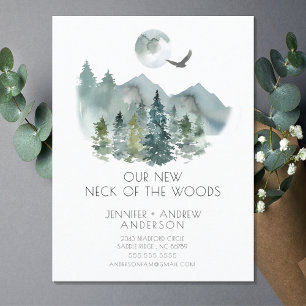 Nieuwe nek van de Bossen Nieuwe Kaart van de Post 