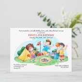 Nieuwe Normale Buiten Bevalling Feest Kaart (Staand voorkant)