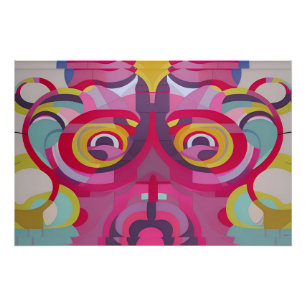 Nieuwe objectieven - Ken Gage Abstracte kunst Perfect Poster