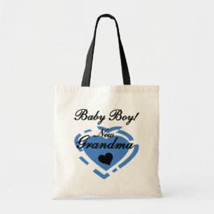 Nieuwe Oma Baby Jongen Tshirts en Geschenken Tote Bag