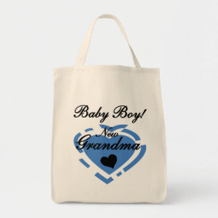 Nieuwe Oma Baby Jongen Tshirts en Geschenken Tote Bag