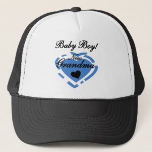 Nieuwe Oma Baby Jongen Tshirts en Geschenken Trucker Pet