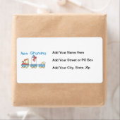 Nieuwe oma-trein cadeaus etiket (Insitu)