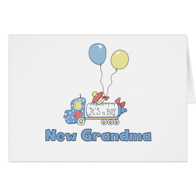 Nieuwe Oma van Boy Truck Tshirts en geschenken (Voorkant Horizontaal)