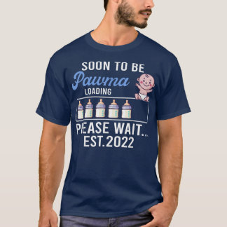 Nieuwe oma's, aankondiging van zwangerschap op kor t-shirt