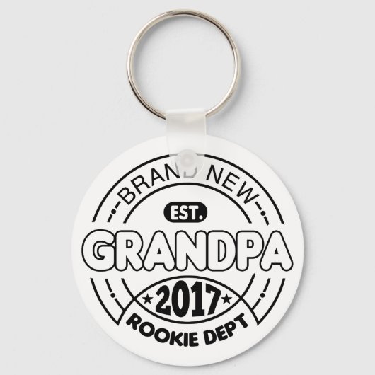 Nieuwe Opa 2017 Sleutelhanger (Voorkant)