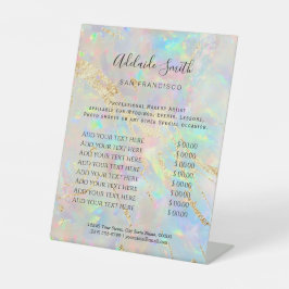 nieuwe opal prijslijst Pedestal Sign Reclamebord Met Voetstuk