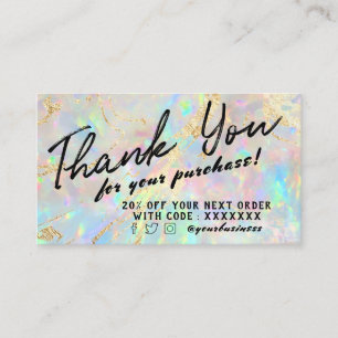 nieuwe optionele kaart met korting visitekaartje