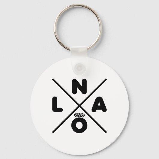 Nieuwe Orlean Huwelijk Nola Vrijgezellenfeest Brui Sleutelhanger (Voorkant)