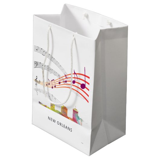 NIEUWE ORLEANEN, LOUISIANA SKYLINE WB1 - MEDIUM CADEAUZAKJE (Achterkant Gekanteld)