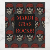 NIEUWE ORLEANEN WIJN ETIKET (Enkel label)